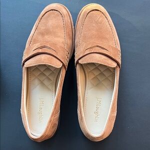 J. McLaughlin Brown Suede Women’s  Slip-Ons